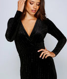 Mckenzie Velvet Heat Stone Formal Dress
