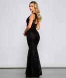 Amara Formal Scalloped Lace Mermaid Dress