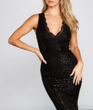 Amara Formal Scalloped Lace Mermaid Dress