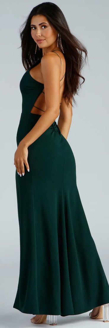 Presley Formal Halter A-Line Dress