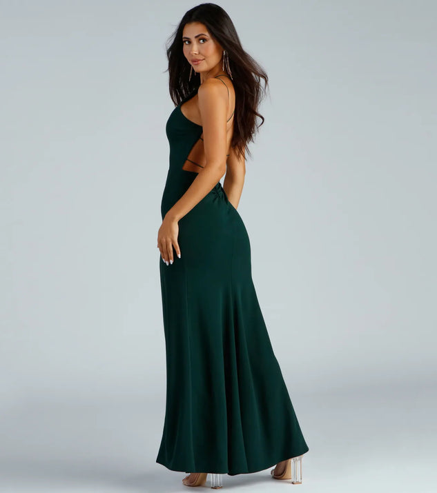 Presley Formal Halter A-Line Dress