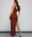 Daisy Formal One Shoulder Glitter Dress
