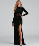Lizzy Velvet Corset Mermaid Formal Dress