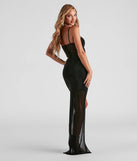Revamp your 2025 wardrobe with this chic addition, the Taylor Corset Rhinestone Mesh Formal Dress in black, perfect for elevating your style in the new year.