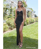 Revamp your 2025 wardrobe with this chic addition, the Taylor Corset Rhinestone Mesh Formal Dress in black, perfect for elevating your style in the new year.