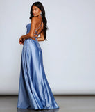 Marixa Formal Lace-Up A-Line Dress