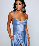 Marixa Formal Lace-Up A-Line Dress