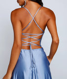 Marixa Formal Lace-Up A-Line Dress