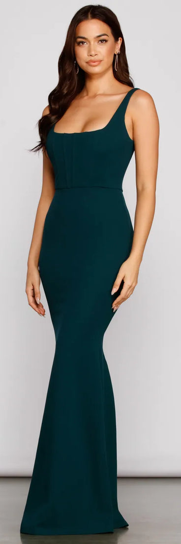 Blanche Formal Corset Mermaid Dress