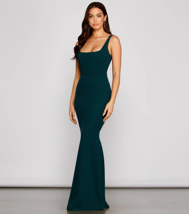 Blanche Formal Corset Mermaid Dress