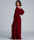 Britt Off-The-Shoulder Chiffon Formal Dress