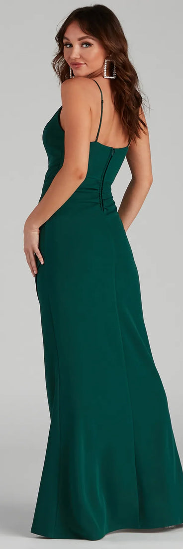 Skyler Formal A-Line Crepe Dress | Windsor Skyler Formal A-Line Crepe Dress | Windsor