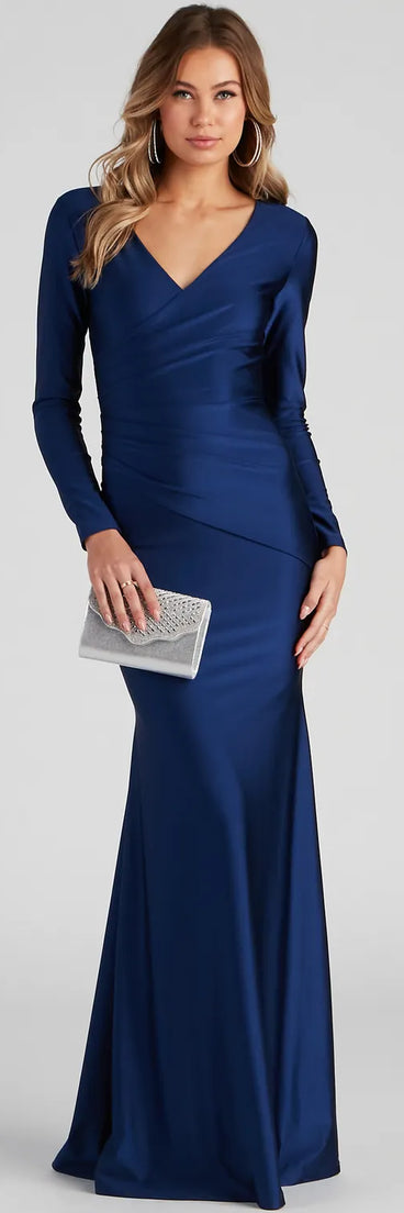 Amelia Long Sleeve Mermaid Dress