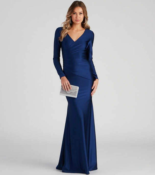 Amelia Long Sleeve Mermaid Dress