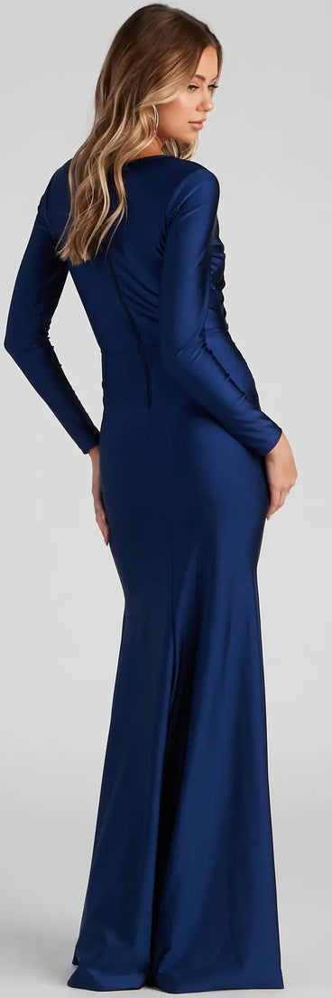 Amelia Long Sleeve Mermaid Dress