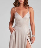 Lizzie Formal Glitter Caged A-Line Dress