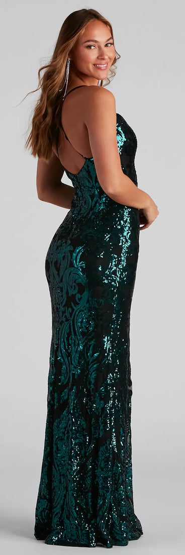 Sawyer Sequin Mermaid Dress