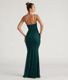 Turn heads at Prom 2025 in this teal prom dress, where statement-making details meet the iconic style of the Addison Glitter Mesh Formal Dress.