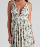 Zaya Formal Floral Chiffon Dress