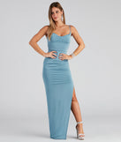Lillian High Slit Formal Dress
