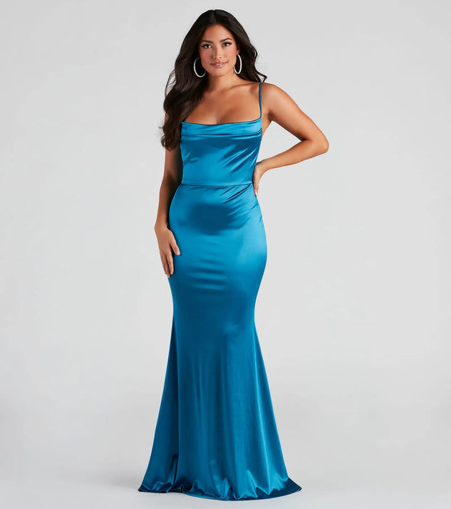 Nahla Formal Satin Mermaid Dress | Windsor Nahla Formal Satin Mermaid Dress | Windsor