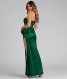 Lo Formal One-Shoulder Satin Corset Dress