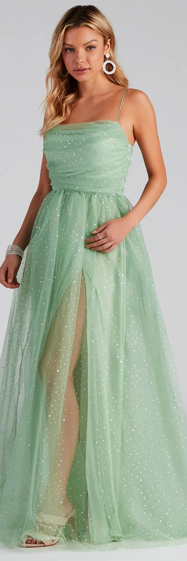 Larissa Formal Tulle Glitter Ballgown