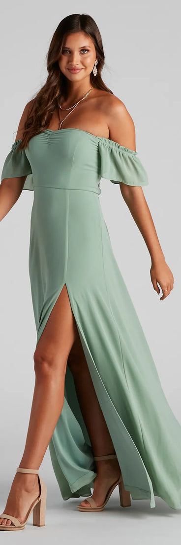 Izzy Formal Off The Shoulder Dress