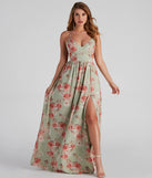 Bailey Floral Chiffon A-Line Dress