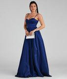 Helen Formal Bustier A-Line Long Dress