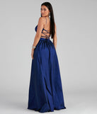 Helen Formal Bustier A-Line Long Dress