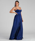 Helen Formal Bustier A-Line Long Dress