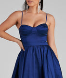 Helen Formal Bustier A-Line Long Dress