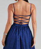 Helen Formal Bustier A-Line Long Dress