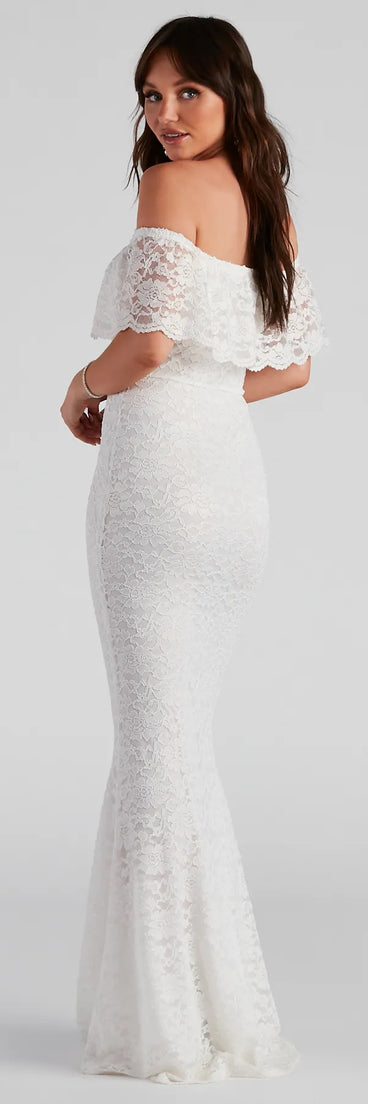 Kourtney Formal Lace Mermaid Dress