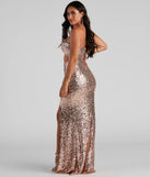 Yasmina Formal Cutout Sequin Dress