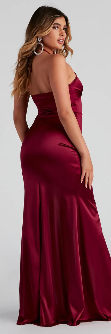 Saskia Formal High Slit Dress