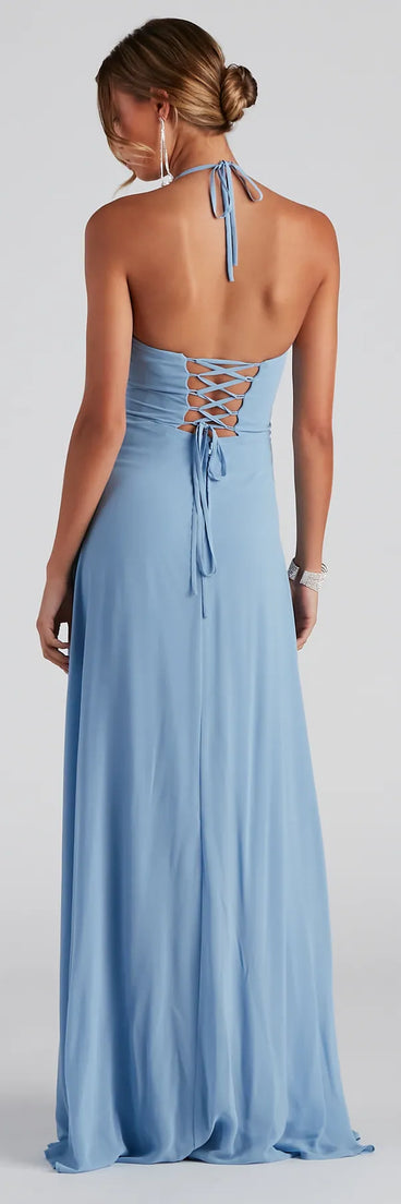 Sara Formal Chiffon A-Line Dress