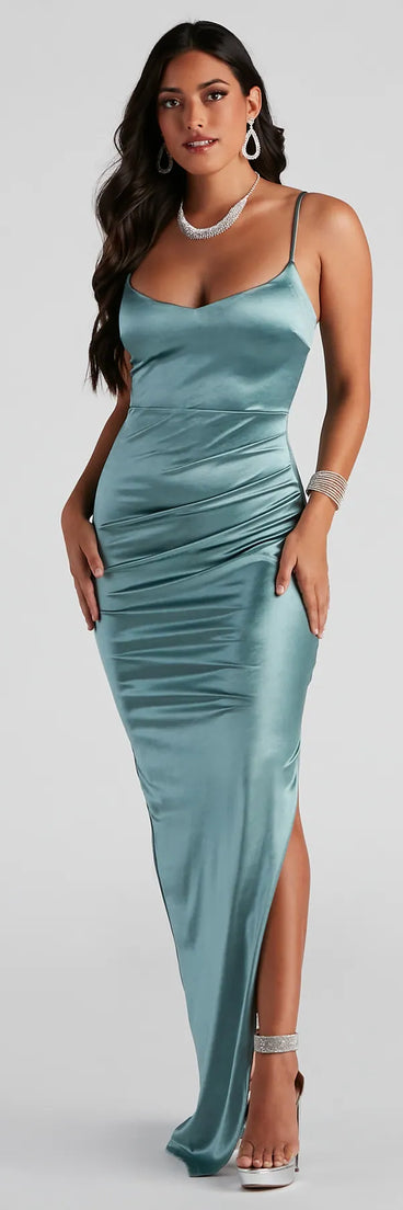 Millie High Slit Formal Dress