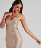 Annie Formal Sequin Long Dress