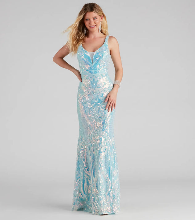 Sylvia Formal Sequin Mermaid Long Dress