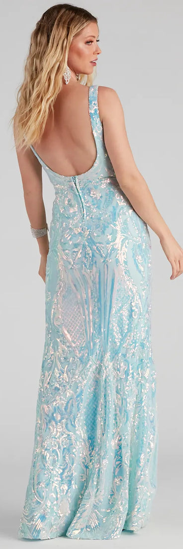 Sylvia Formal Sequin Mermaid Long Dress