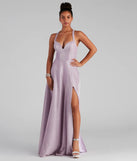 Josilyn Formal Glitter A-Line Dress