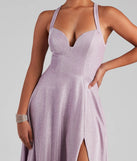 Josilyn Formal Glitter A-Line Dress
