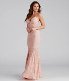 Normani Formal Lace Corset Mermaid Long Dress