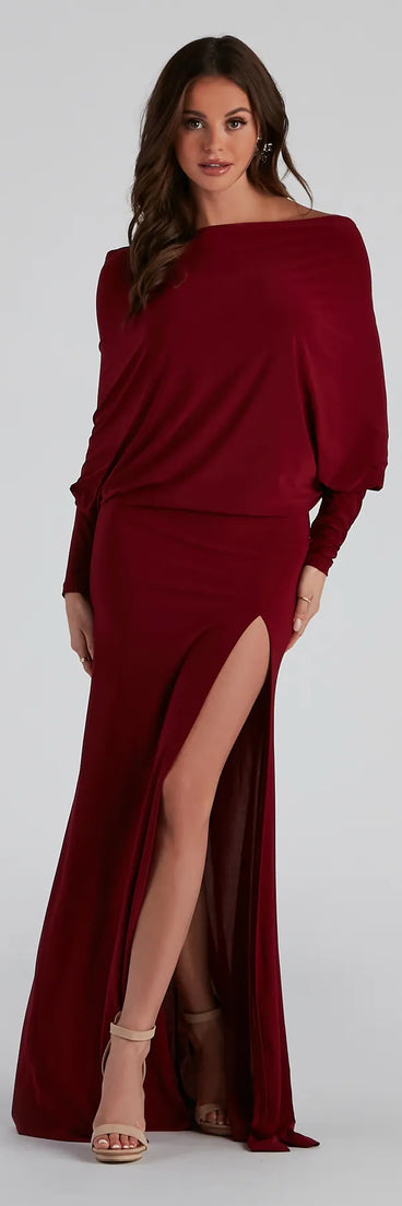Holly Long Sleeve Formal Dress