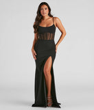Christy Formal Corset Long Dress