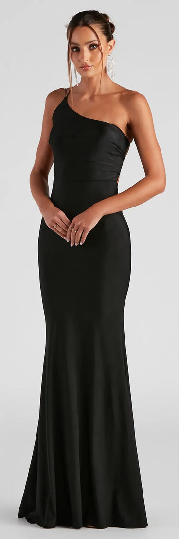 Brie Formal One-Shoulder Mermaid Dress