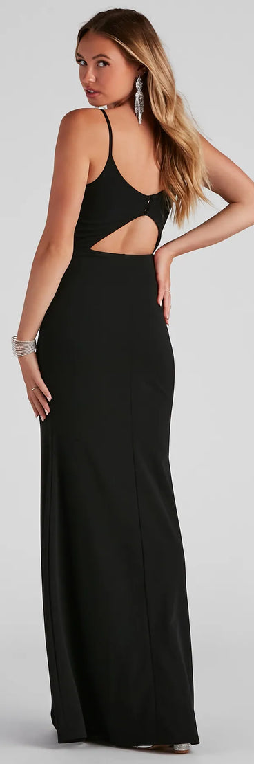 Austin Formal Crepe Mermaid Dress