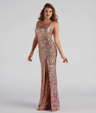 Lauren Formal Sequin Ombre Dress